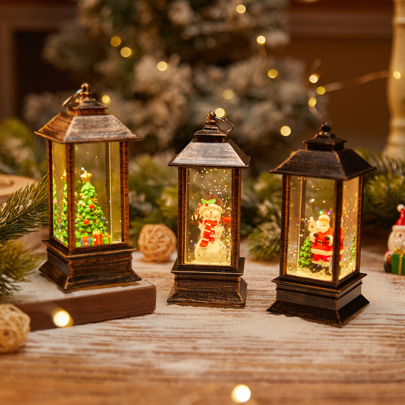 Decorative LED Christmas Lantern