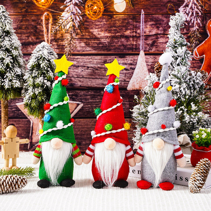 Decorative Christmas gnome figure