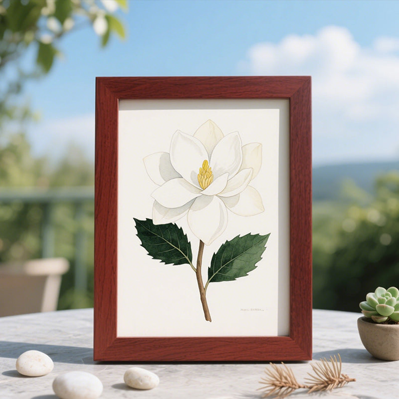 Floral Illustration Display Frame