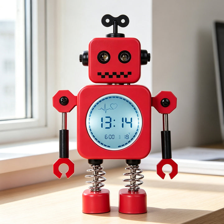 Digital Robot Alarm Clock