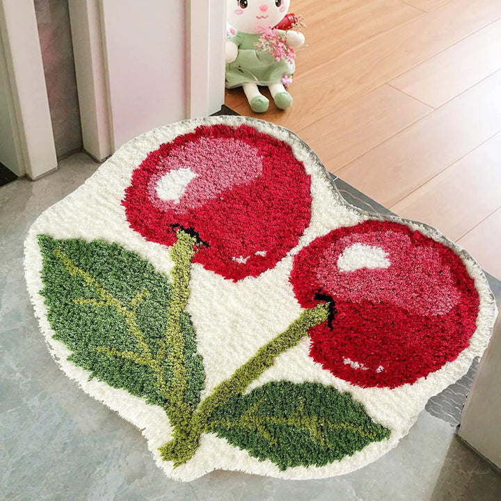 Lemon Slice Shape Bath Mat