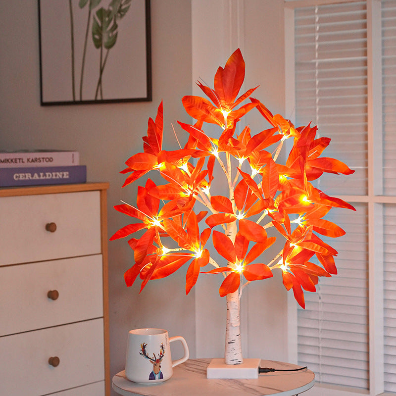 LED Butterfly Blossom Branch Table Lamp