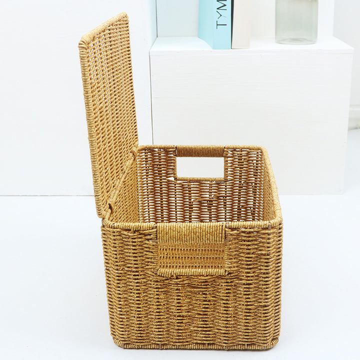 Handwoven storage basket