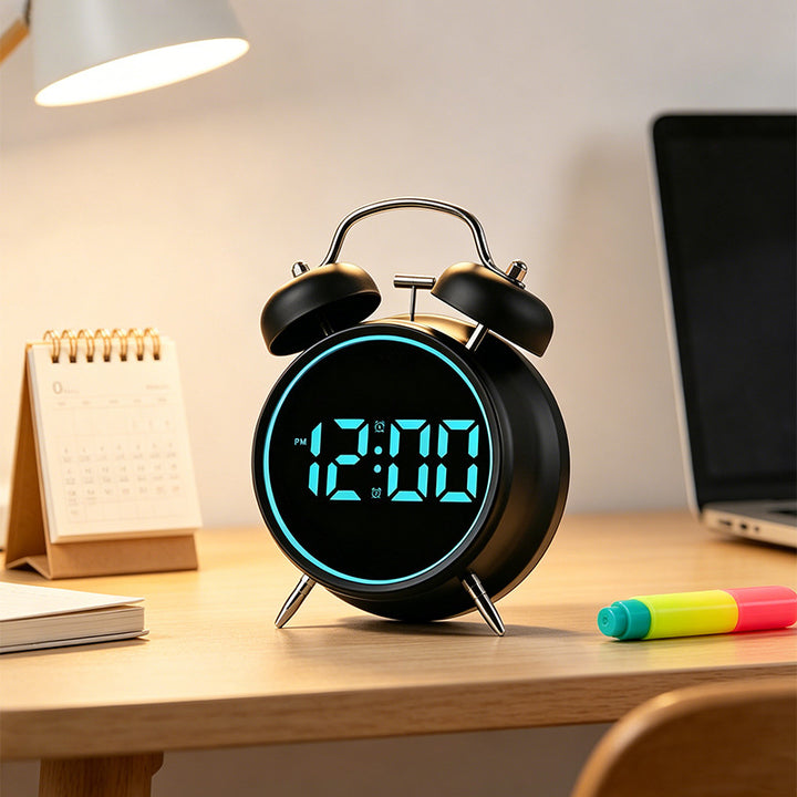 Digital Radio Alarm Clock in Modern Design