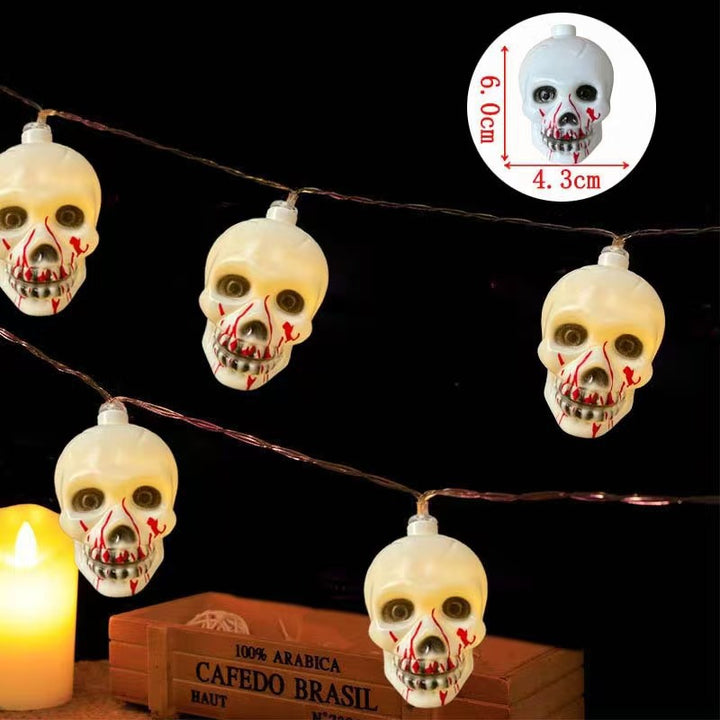 Decorative Halloween LED Pumpkin Ghost Bat String Lights