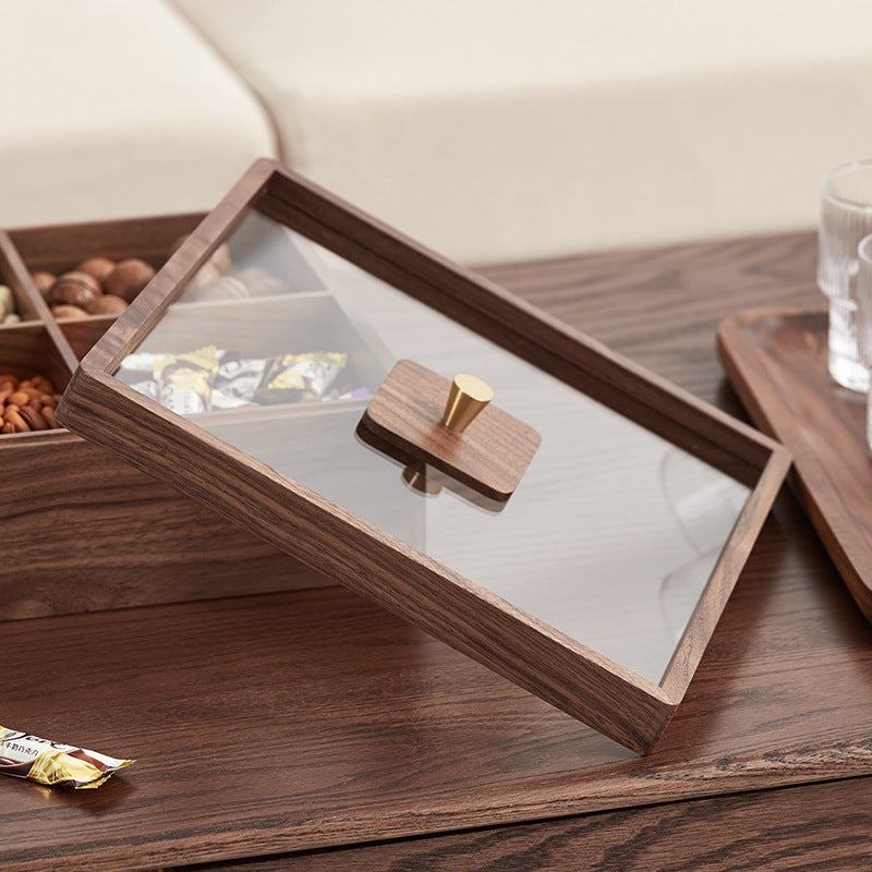 Elegant Wooden Snack Storage