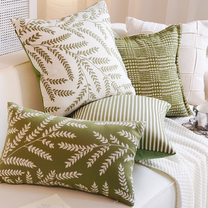 Botanical Pattern Decorative Throw Pillow