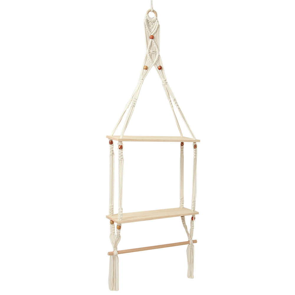 Hanging Macramé Shelf Organizer