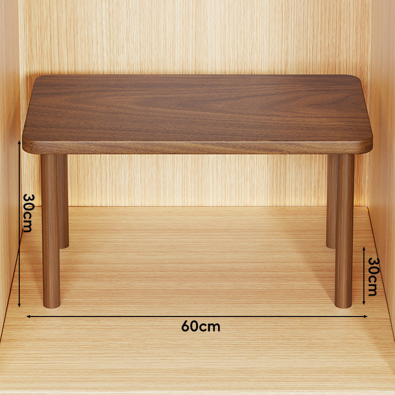 Adjustable Multi-Height Wooden Monitor Riser and Desktop Shelf