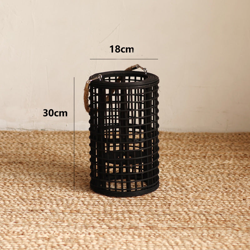 More modern flower basket with carrying handle