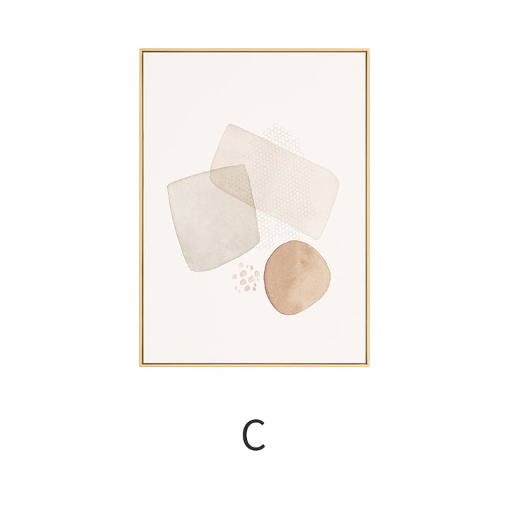 Framed Abstract Geometric Artwork