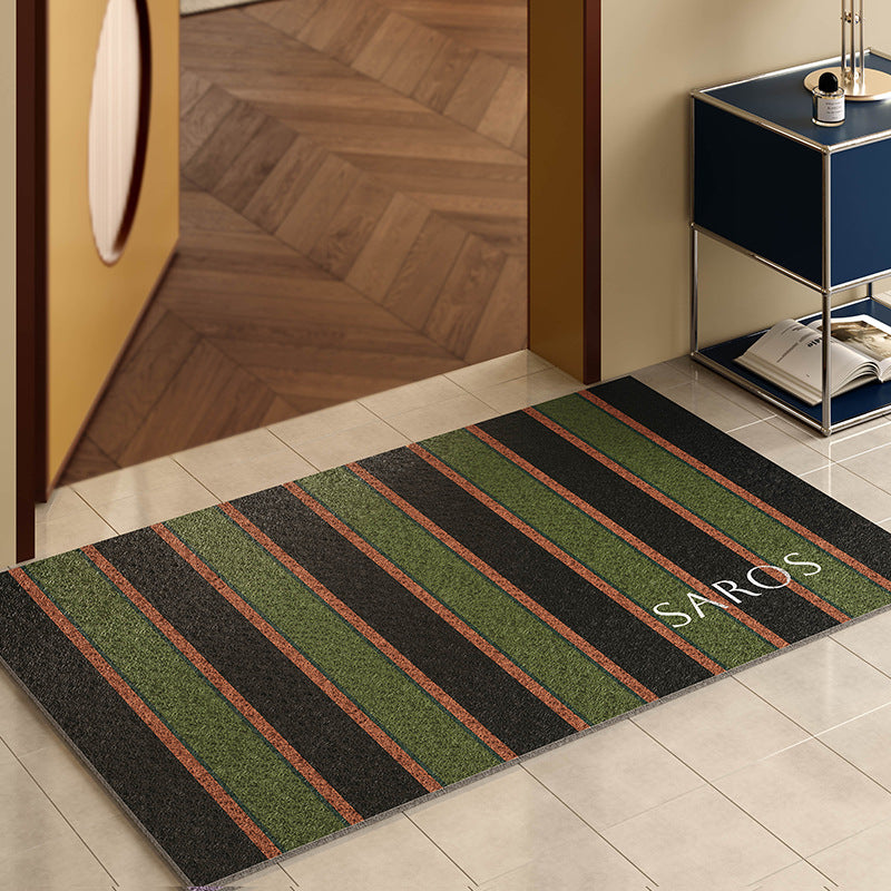 Decorative Striped Entryway Mat