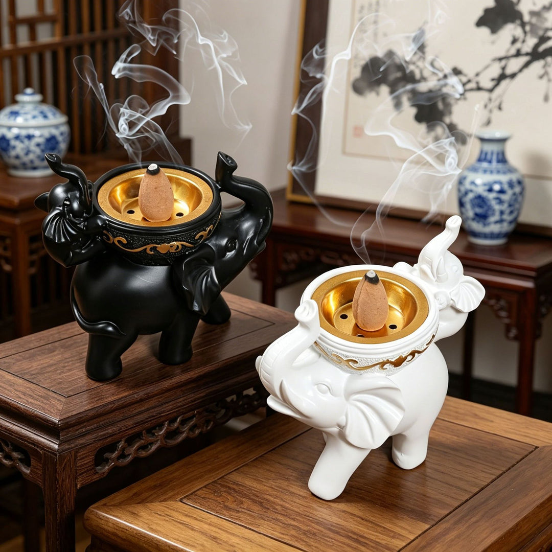 Elephant-Shaped Decorative Planter