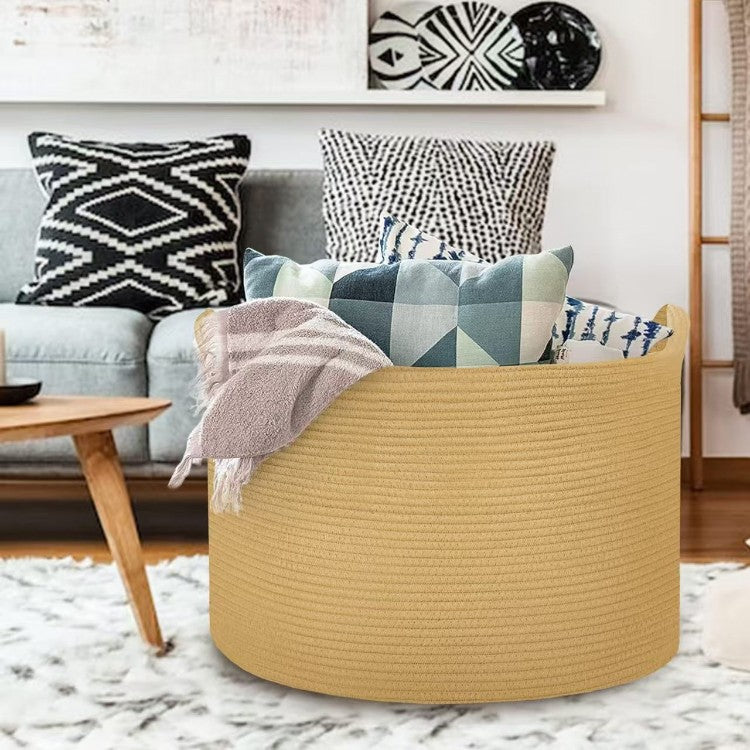 Stylish storage basket made of durable material