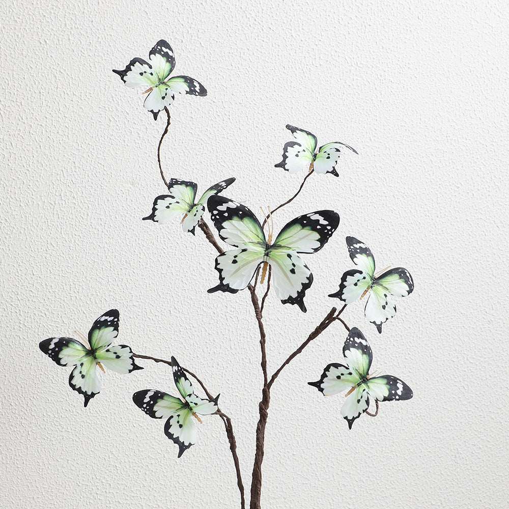 Decorative wall decoration with butterflies