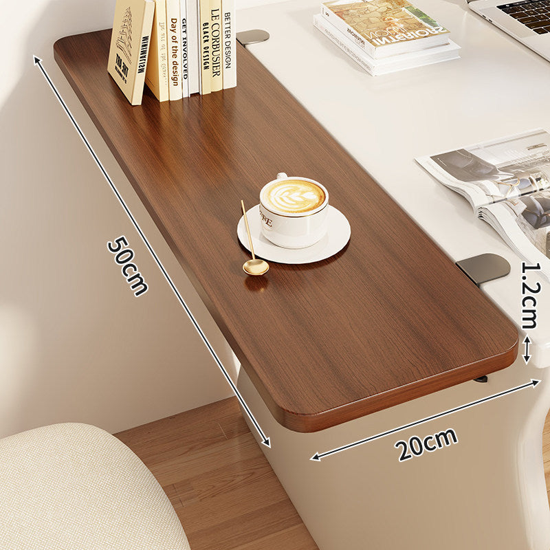 Compact Foldable Clip-On Desk-Edge Shelf