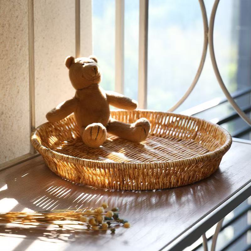 Handwoven Decorative Storage Tray