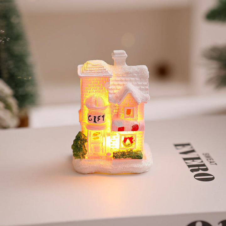 Illuminated Christmas village House Decor
