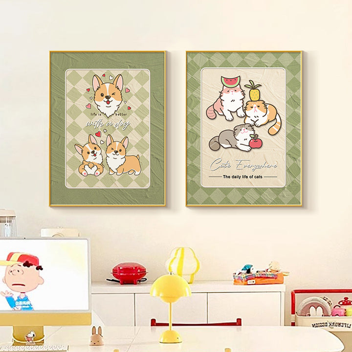 Decorative Dog-Themed Wall Art