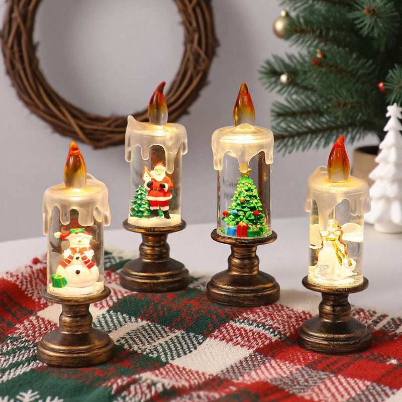 Nostalgic LED Christmas candle decoration