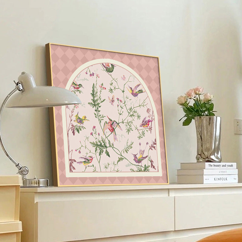Framed Botanical Bird Illustration Print