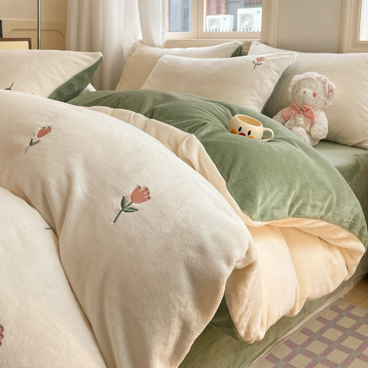 Luxurious Plush Duvet Set