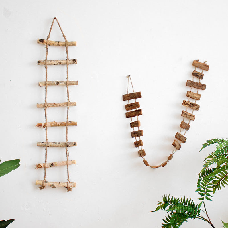 Rustic wall hanging made of natural wood