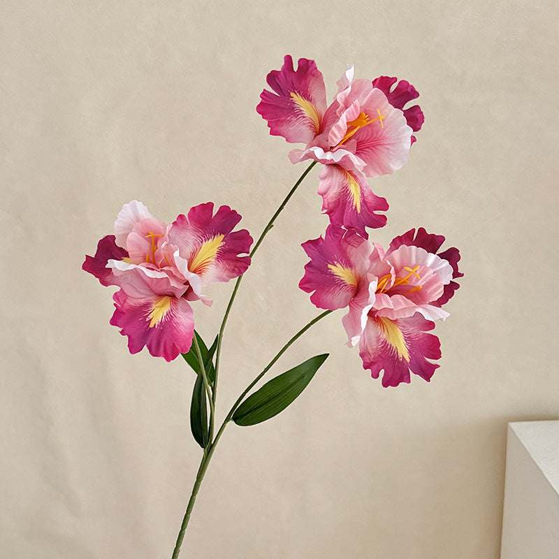 Artificial flower branch with lifelike details
