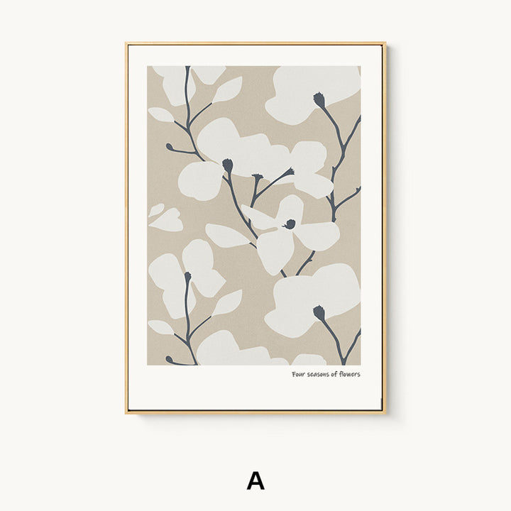 Floral Patterned Wall Art Print