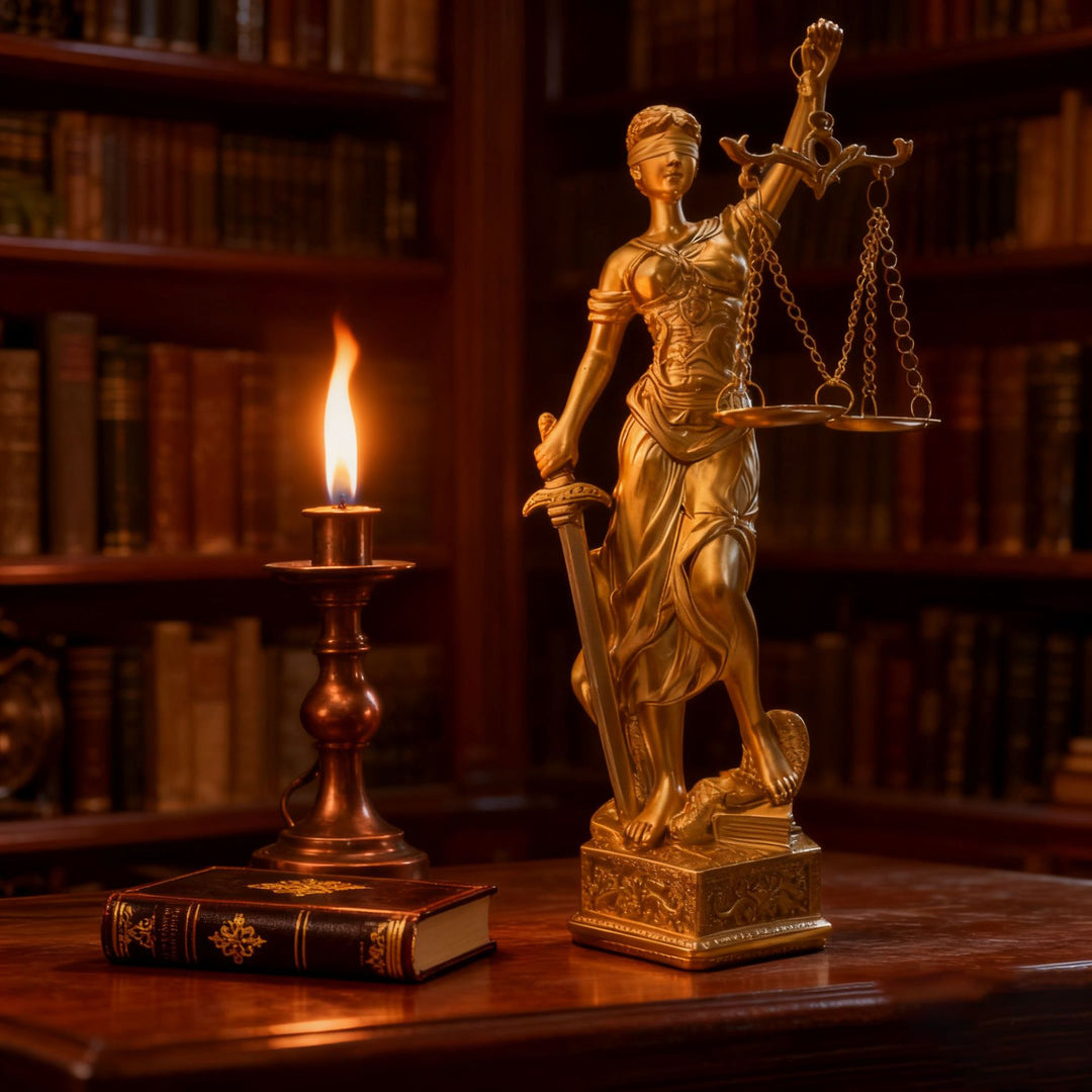 Justice Lady Figurine