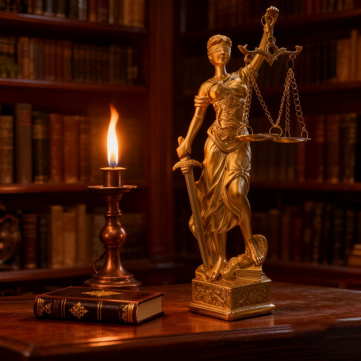 Justice Lady Figurine
