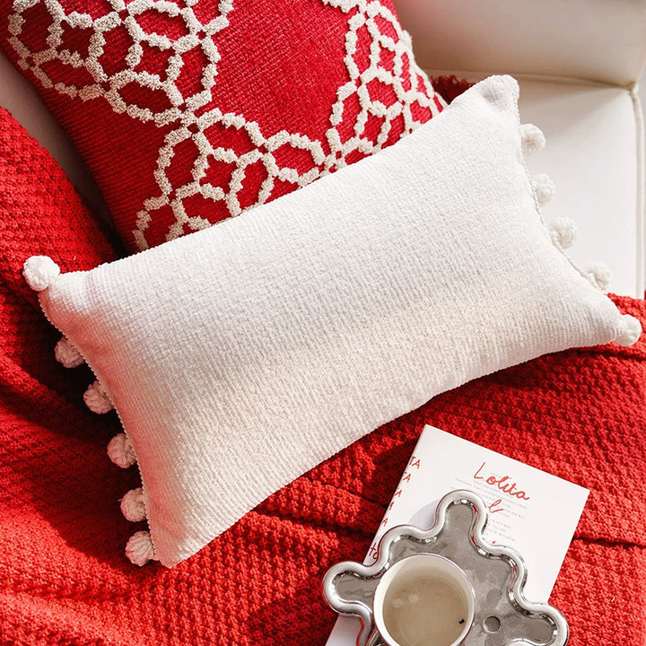 Cozy Textured Throw Pillow