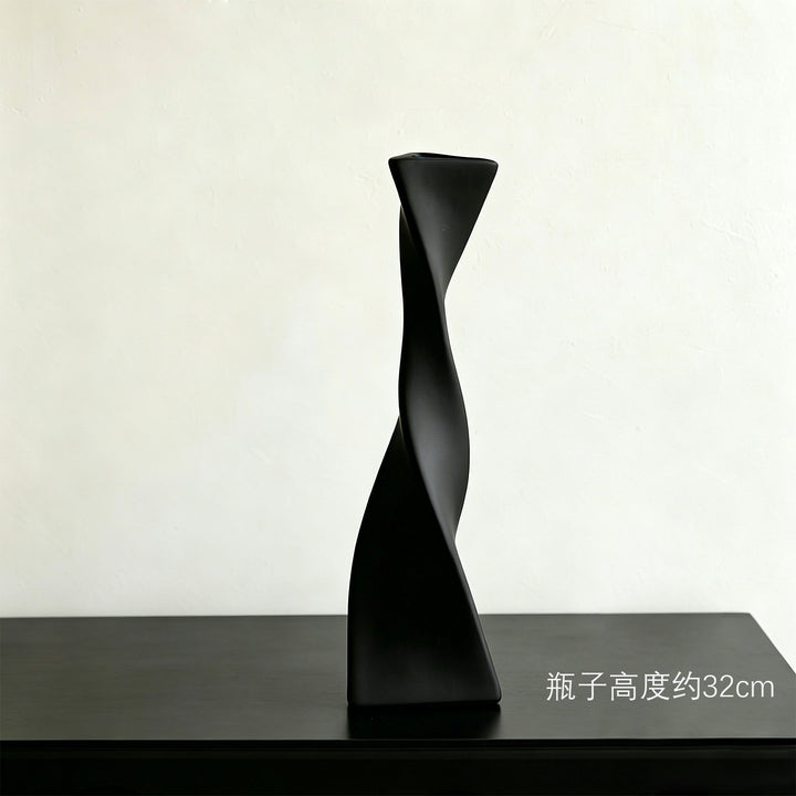 Elegant Twisted Decorative Vase