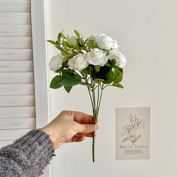 Realistic Artificial Rose Bouquet