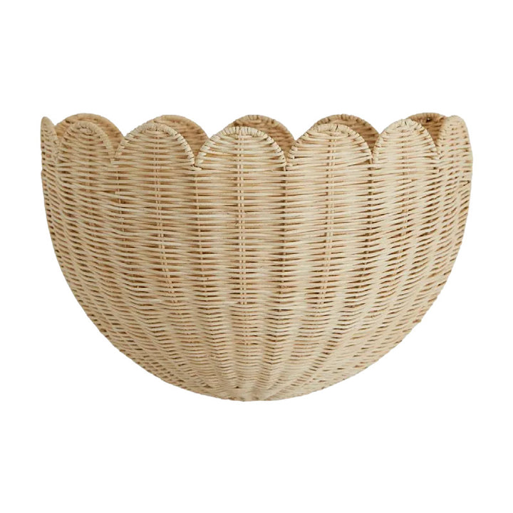 Wall basket for towels