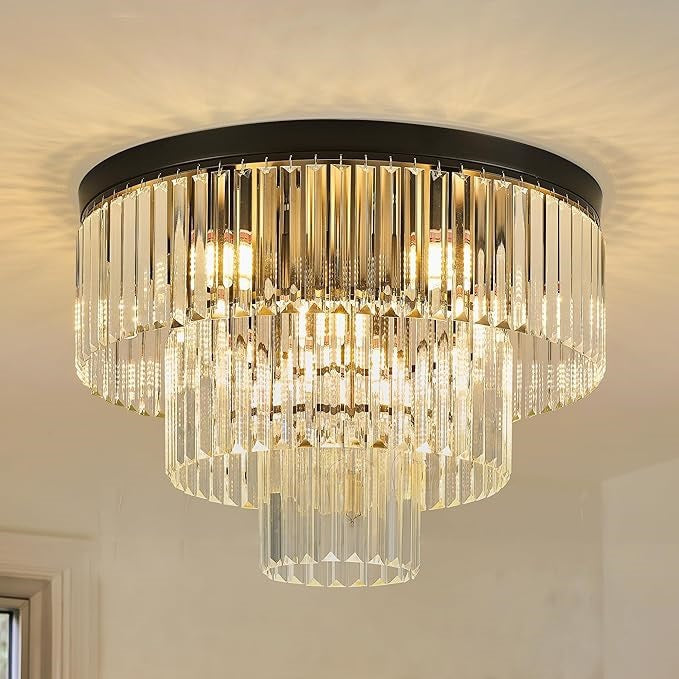 Modern Crystal Ceiling Light Flush Mount