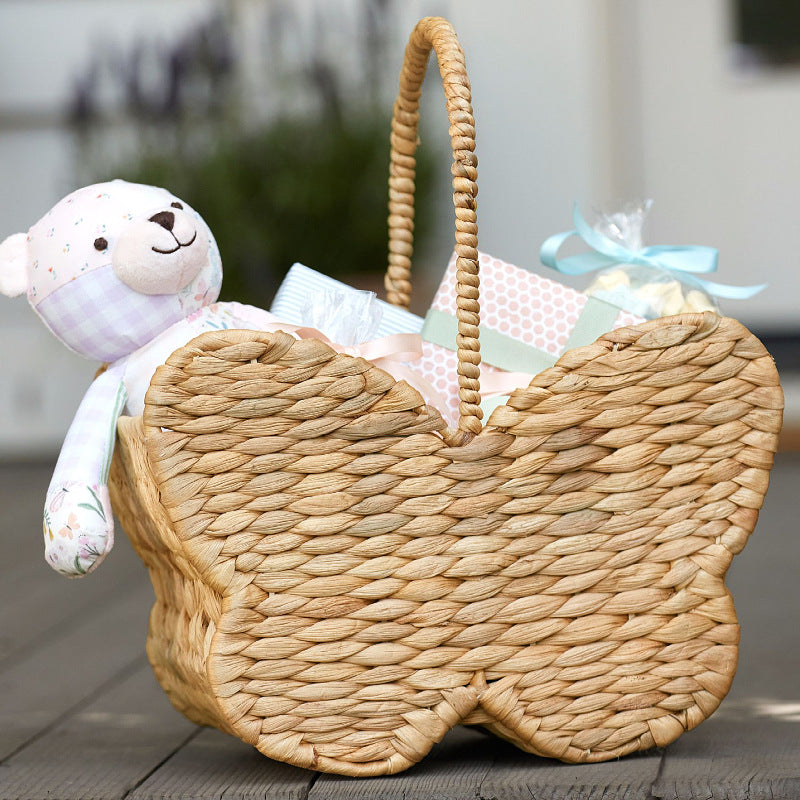 Playful basket in butterfly design
