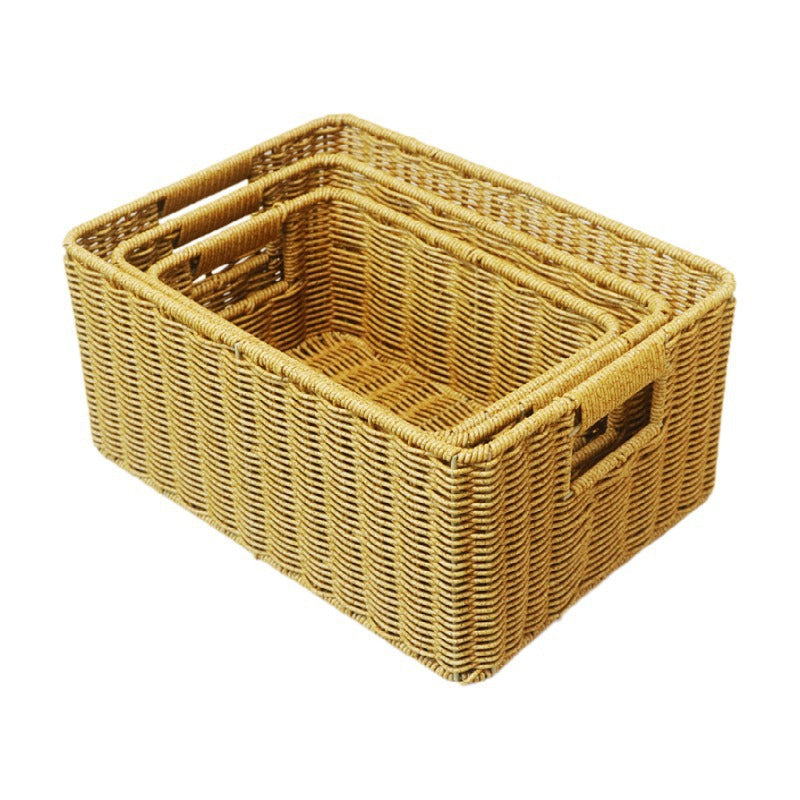 Handwoven storage basket