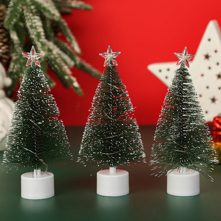 Decorative Christmas tree with lights