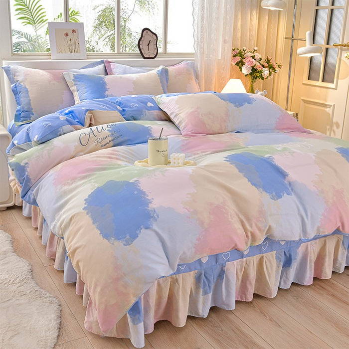 Floral Design Comforter Set