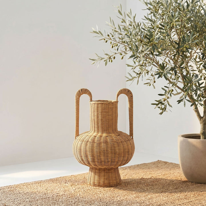 Handcrafted decorative vase with modern design