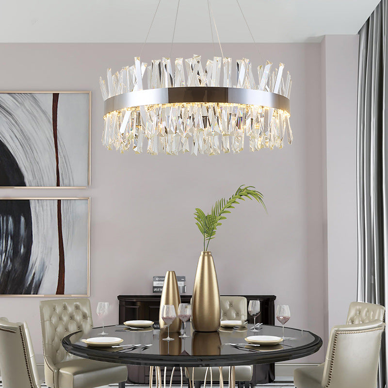 Crystal Geometric Pendant Light