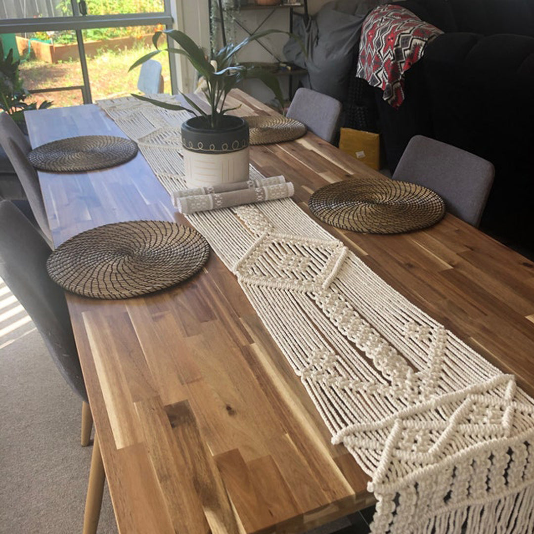 Macrame Table Runner
