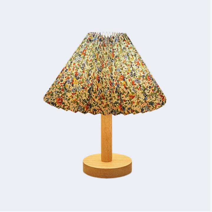 Decorative fabric table lamp