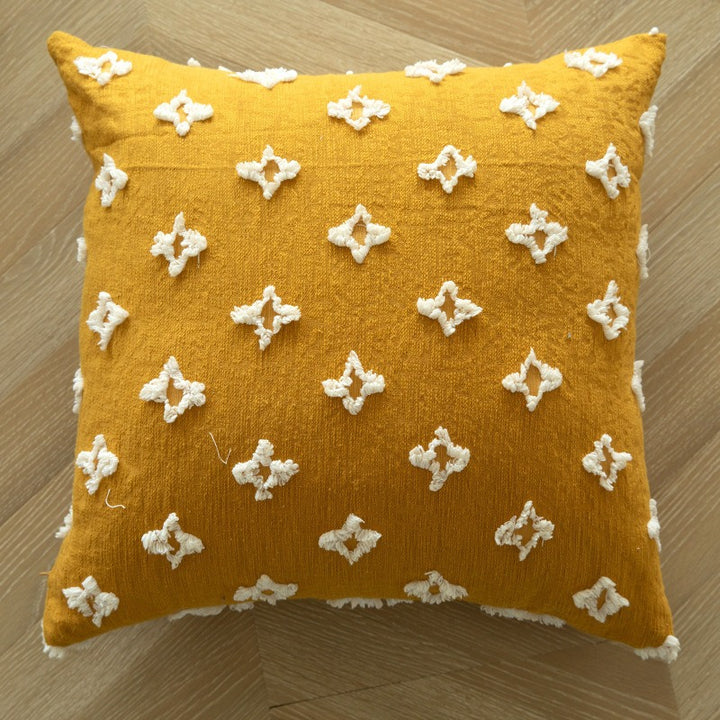 Textured Geometric Throw Pillow