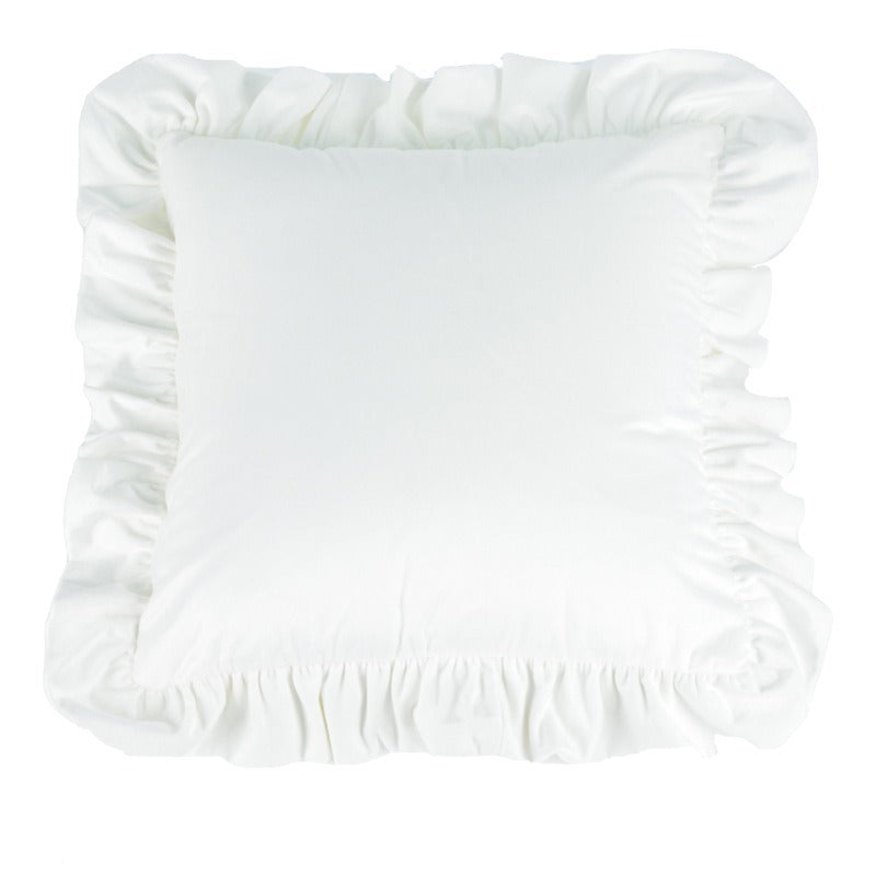 Ruffled Decorative Throw Pillow