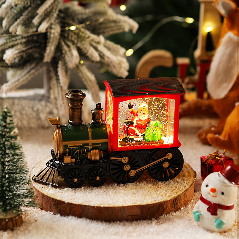 Decorative Snowball Locomotive