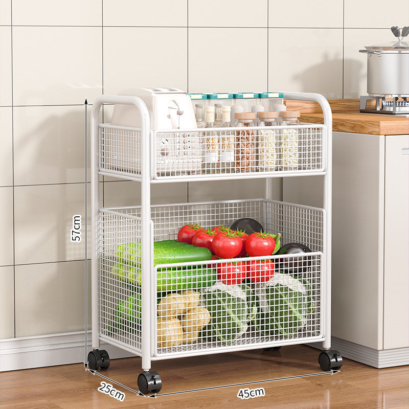 Rolling Kitchen Storage Rack