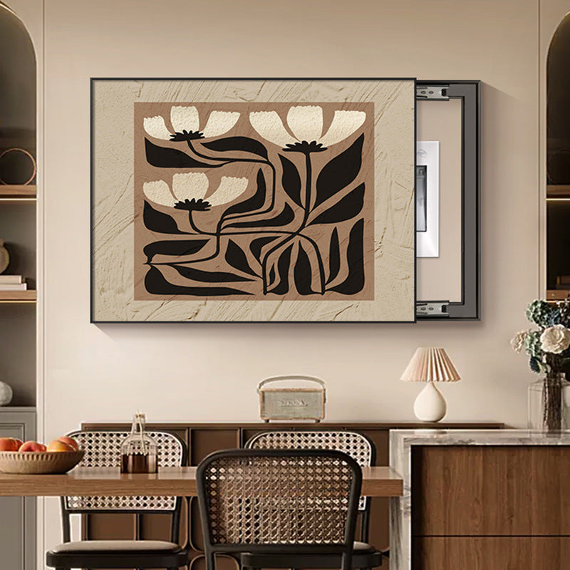 Decorative Bird Silhouette Framed Art