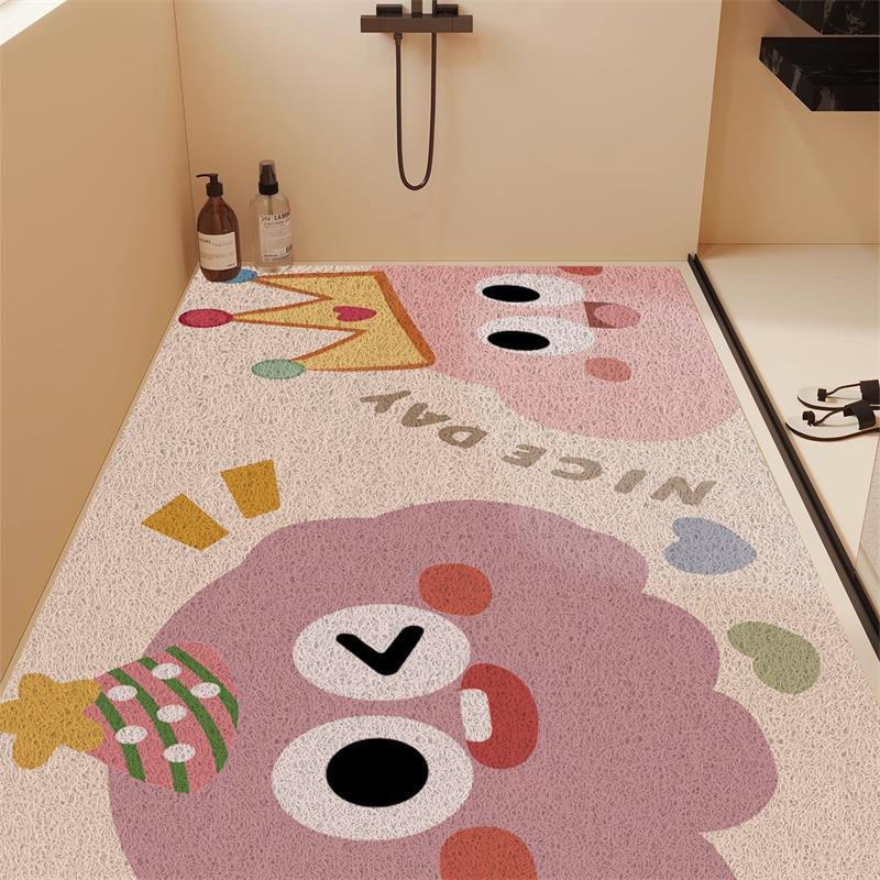 Fun Dinosaur-Themed Bathroom Mat